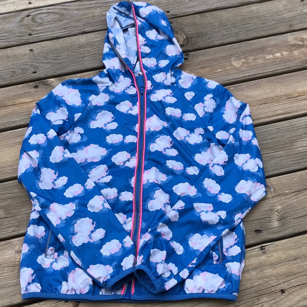 Cath Kidston London Clouds Jacket Medium Hooded